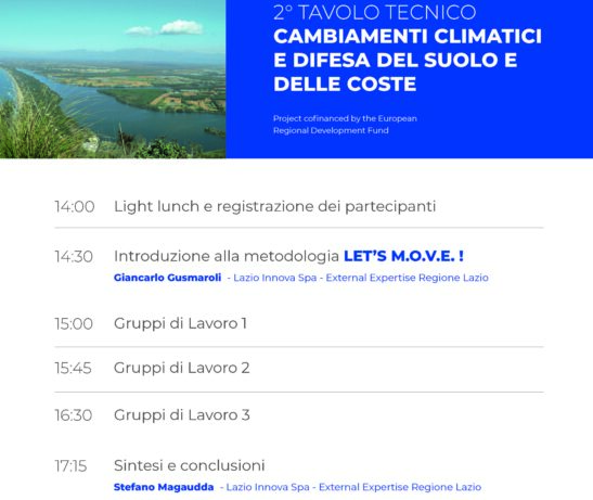 Coasting Programma 2° Tavolo Tecnico 28 maggio 2019